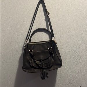 Elegant Black Leather Handbag